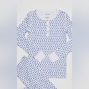 roller rabbit blue hearts pajamas!